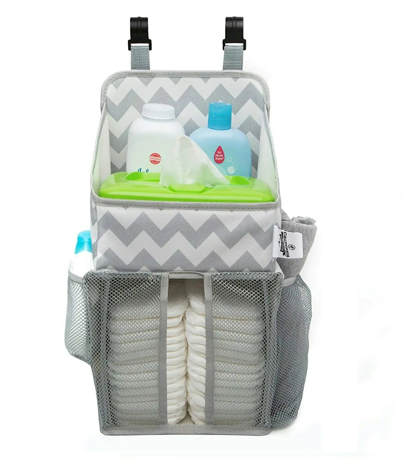 Chevron Baby Caddy: Nursery & Diaper Organizer