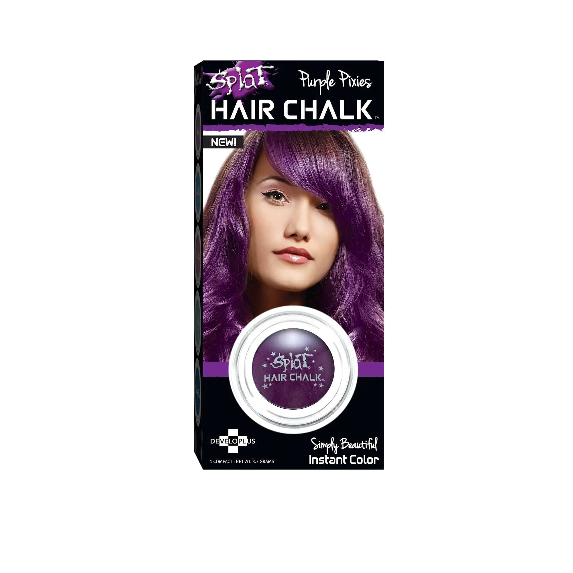 Splat Pastel Purple Hair Chalk - Compact & Temporary Color