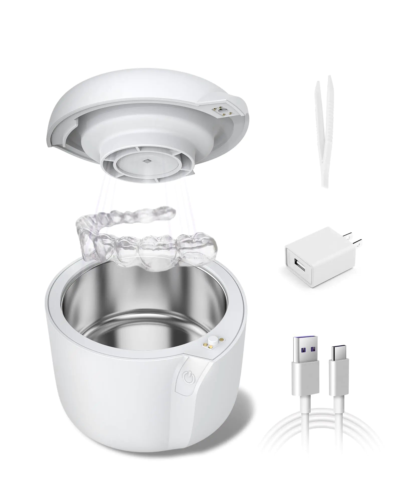 Ultrasonic Dental Cleaner with UV Sterilization