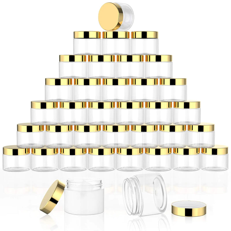 ClearView 36pc Plastic Cosmetic Jars