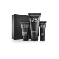 Clinique Men's Daily Anti-Aging Starter Kit | Face Wash, Cream Shave & Moisturizer