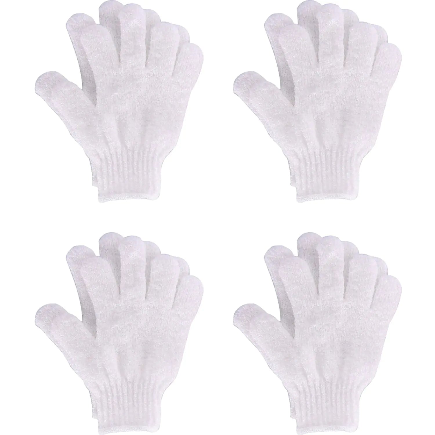 Hotop Exfoliating Body Scrub Gloves 4-Pack