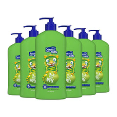Suave Kids 3-in-1 Apple Fresh Wash & Shampoo 18oz 6pk