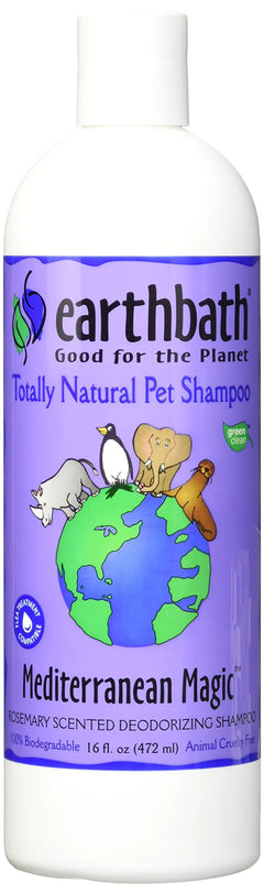 Mediterranean Bliss Natural Dog Shampoo - Rosemary, 16 oz Twin Pack